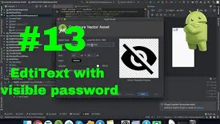 #13 EditText with visible password in Android - Kotlin Android for beginners