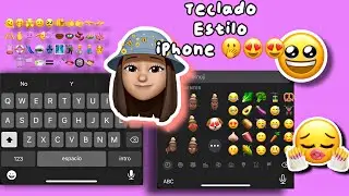 Teclado estilo iPhone para Android 2022😍😍🥹/Emojis actualizados #keyboardios #keyboardiphone