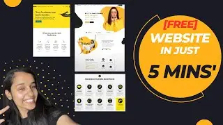 How To Make a Website in 5 Minutes | Coding with Ree'