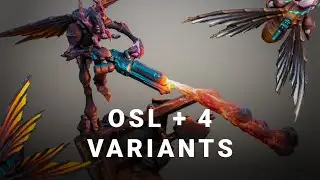 How to Paint Vespids: No Airbrush OSL & 4 Alternative Color Schemes!