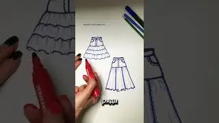 Шьем из джинс юбку. 