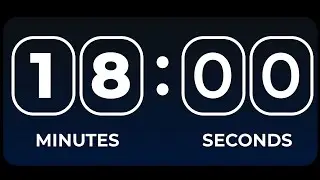 18 Minutes Timer | 1080 Seconds Alarm Sound