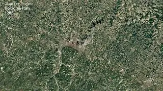 Bologna, Italy - Earth Timelapse