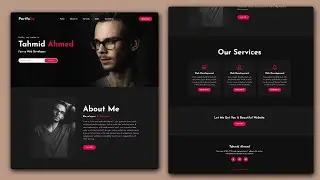 Build a Complete Personal Portfolio Website Using Only HTML And CSS   Pure HTML And CSS