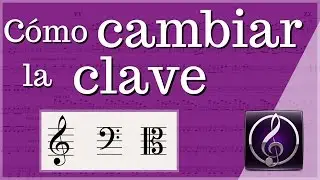 Cómo cambiar la clave en Sibelius tutorial