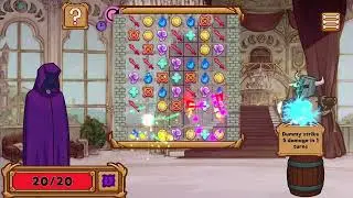 Matchmaker Dungeon Heart геймплей начало прохождение обзор три 3 в ряд приключение