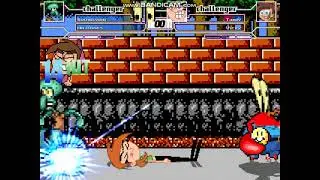 MUGEN: Squidward (Me) & Mr. Krabs vs Timmy & Vicky
