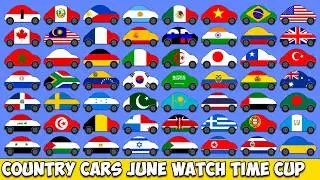 Country Cars - June Watch Time Cup 2024 - 56 Countries