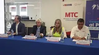 📣 CONFERENCIA DE PRENSA | SOBRE LA SEGUNDA PISTA DE ATERRIZAJE DEL AEROPUERTO JORGE CHÁVEZ