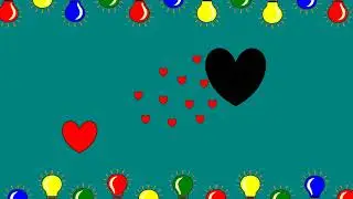 Two Heart Broken video Template Green screen | animation gifs 