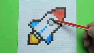 🚀Как нарисовать Ракету по клеточкам. С подсказками