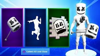 New FREE MARSHMELLO SKIN REWARDS in Fortnite..