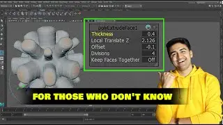Maya tutorial | Maya tutorial for beginners | Extrude properties