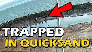 Mum and daughter rescued after sinking in Southend wet sand