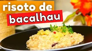 Risoto de bacalhau