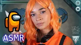 ASMR Among Us ✨ Orange helps you complete tasks 🎧 (Roleplay + Soft Spoken Accent + Sound Assortment)