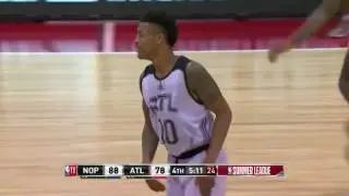 John Collins Dunk on Two Pelicans in Summer League (HD)