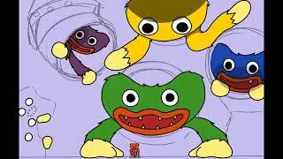 Animación en Krita Poppy PlayTime Trabajo de animación