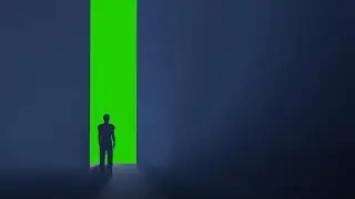 (Free video) Man shadow Movie Ending Green Screen Chromakey