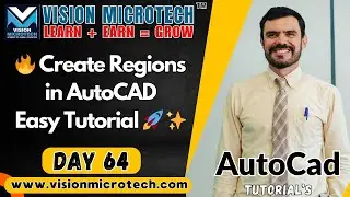 🔥Create Regions in AutoCAD – Easy Tutorial 🚀 ✨