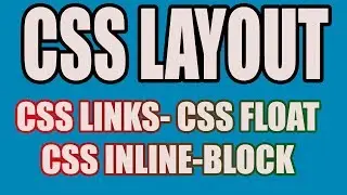 CSS LAYOUT TUTORIAL - CSS LAYOUT ERSTELLEN - CSS INLINE BLOCK