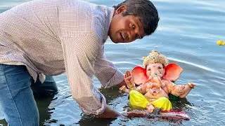 1st Day Ganesh nimajjanam 2023 | Ganesh Visarjan on ganesh Chathurthi | Tank Bund Ganesh immersion