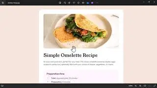 Recipe page | Frontend Mentor Challenge using #html and #css
