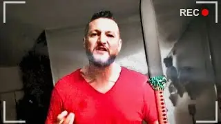 The situation changed when the police saw the spear in the man's hand.