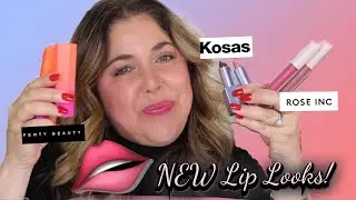 NEW Lip Looks from FENTY, KOSAS & ROSE INC!