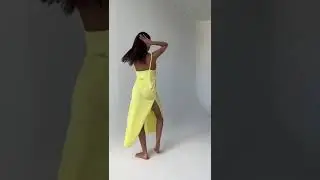 yellow dress