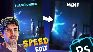 Recreating PHASERUNNER artwork EP1 | FREE PSD!! & STOCKS! | 