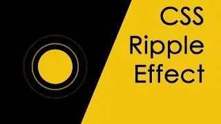 CSS Ripple Effect Animation | CSS Animation Tutorial | csPoint