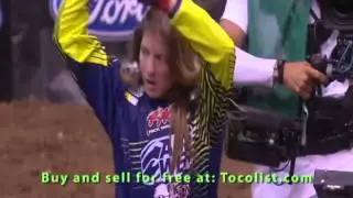 Meghan Rutledge's early celebration costs her X Games gold in moto X  2013