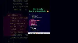 How to make a Grid UI in React Native 