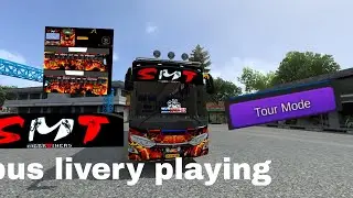 smt bus livery download tour mode #bus simulatorIndonesia #tamil