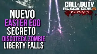 NUEVO EASTER EGG SECRETO - DISCOTECA ZOMBIE EN BLACK OPS 6 - LIBERTY FALLS