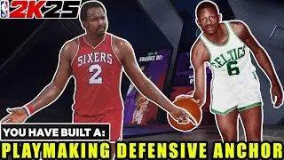 THIS 6'11 PLAYMAKING DEFENSIVE ANCHOR WILL DOMINATE THE REC ON NBA 2K25! BEST INSIDE CENTER BUILD