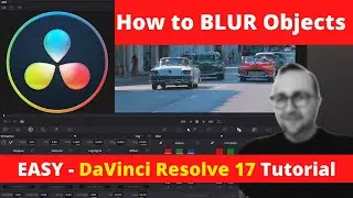 How to Blur | DaVinci Resolve 17 | Tutorial on how to blur stationary and moving objects | EASY |
