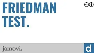 Friedman test — jamovi