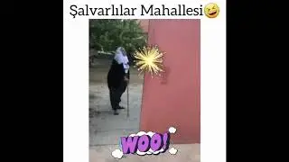 Şalvarlı Ablamız Oynuyor Komik video izle