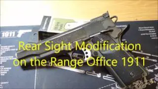 Range Office, Rear Sight Modification
