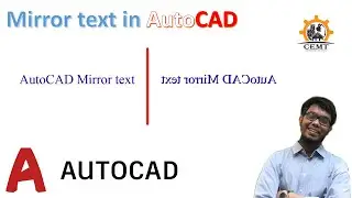 How to Mirror text in AutoCAD