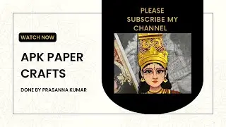 Paper craft | @paperkilleraug7  | Goddesses Saraswathi Devi Face Paper Craft | Paper Cut Art 2023