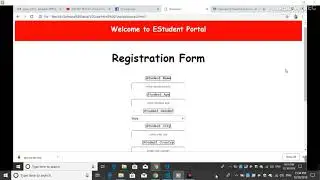 Registration form part 1 in HTML & CSS