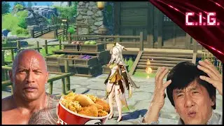 Fried Chicken, Diona & Explosions - Genshin Impact Co-op Gameplay Funny Moments & Commentary