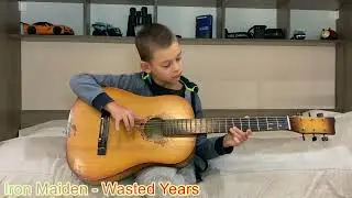 Iron Maiden - Wasted Years (classic guitar)