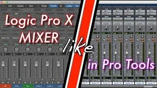 Logic Pro X mixer shortcut like in Pro Tools