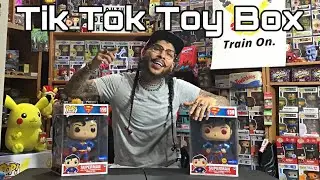 10” SuperMan Funko Pop inside of the Toy Box!