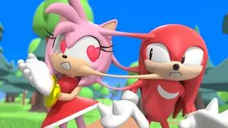 KNUCKLES and AMY ROSE STALKER LOVE CURSE (Sonic the Hedgehog 4 Animation)