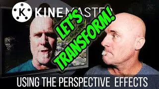 Kinemaster Tutorial - using the perspective, transform and skew effect layer tools using a chromakey